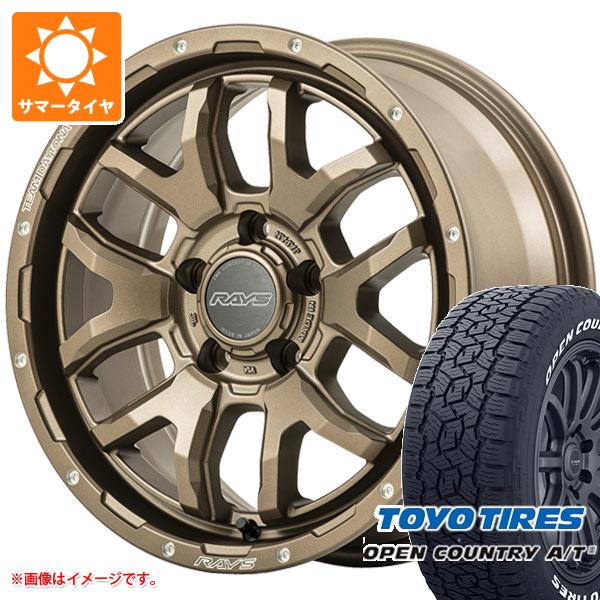 ジープ ラングラー JK/JL系用 サマータイヤ トーヨー オープンカントリー A/T3 LT285/70R17 116/113Q ホワイトレター レイズ デイトナ F6 ブースト :f6bbrw 41271 j27121p:タイヤ1番