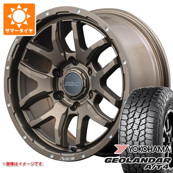 RAYS - ハイラックスサーフ215系用 2026年製 朱夏タイア ヨコハマ ジオランダー A/T4 G018 LT265/70R17 121/118S OWL レイズ デイトナ F6 ブースト 8.0-17 自動車-夏タイヤ、ホイールセット-車、バイク、自転車