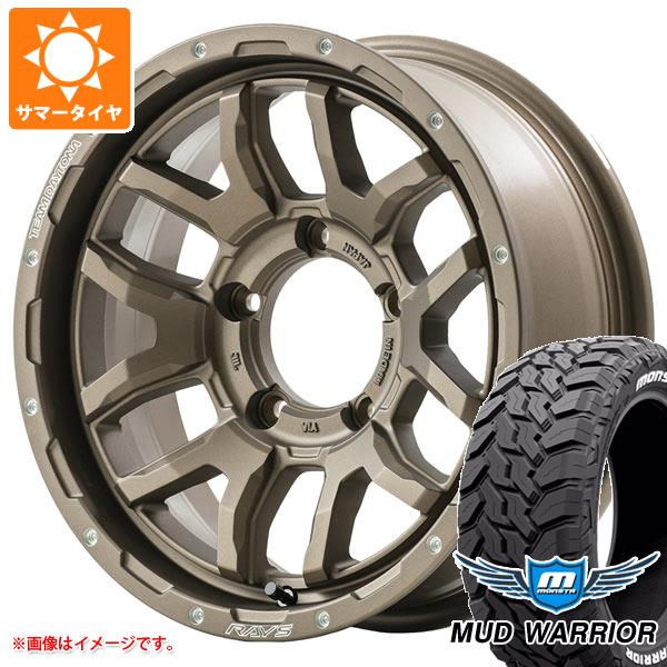 ジムニーシエラ JB74W用 サマータイヤ モンスタ マッドウォーリアー LT215/70R16 107/105Q ホワイトレター レイズ デイトナ F6 ブースト 6.0 16 :f6bbrjs 34780 s86770zk:タイヤ1番