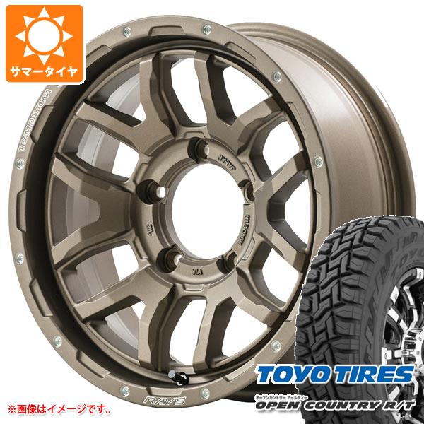 5本セット ジムニーシエラ JB74W用 サマータイヤ トーヨー オープンカントリー R/T 215/70R16 100Q ブラックレター レイズ デイトナ F6 ブースト 6.0 16 :f6bbrjs 32618 s86770zk 5:タイヤ1番