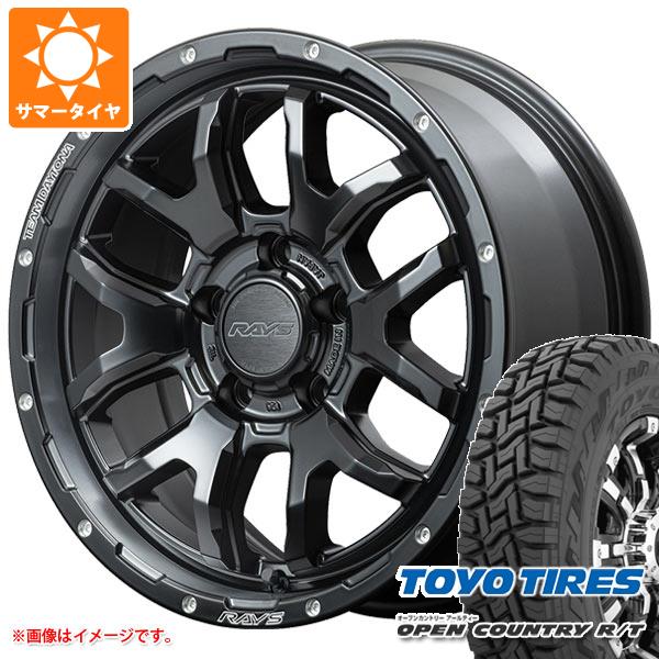 T31エクストレイル用 サマータイヤ トーヨー オープンカントリー R/T 215/70R16 100Q ブラックレター レイズ デイトナ F6 ブースト 7.0 16 :f6bsb5 32618 n84987sn:タイヤ1番