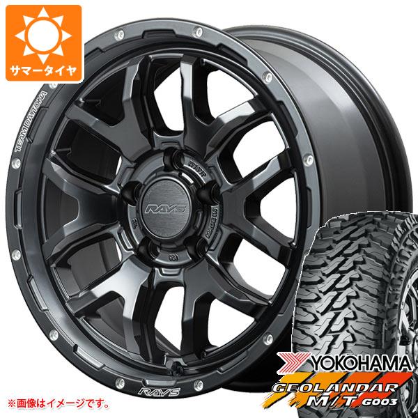 ジープ ラングラー JK/JL系用 サマータイヤ ヨコハマ ジオランダー M/T G003 33x12.50R17 LT 120Q レイズ デイトナ F6 ブースト :f6bsbw 25907 j27130p:タイヤ1番