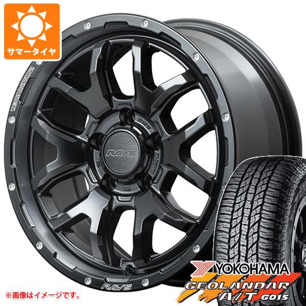 ジープ ラングラー JK/JL系用 サマータイヤ ヨコハマ ジオランダー A/T G015 P285/70R17 117T アウトラインホワイトレター レイズ デイトナ F6 ブースト｜tire1ban