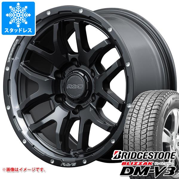 2023年製 スタッドレスタイヤ ブリヂストン ブリザック DM-V3 265/70R17 115Q レイズ デイトナ F6 ブースト 8.0-17｜tire1ban