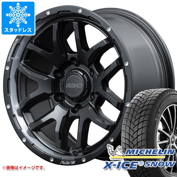 FJクルーザー 10系用 スタッドレス ミシュラン エックスアイススノー SUV 265/70R17 115T レイズ デイトナ F6 ブースト