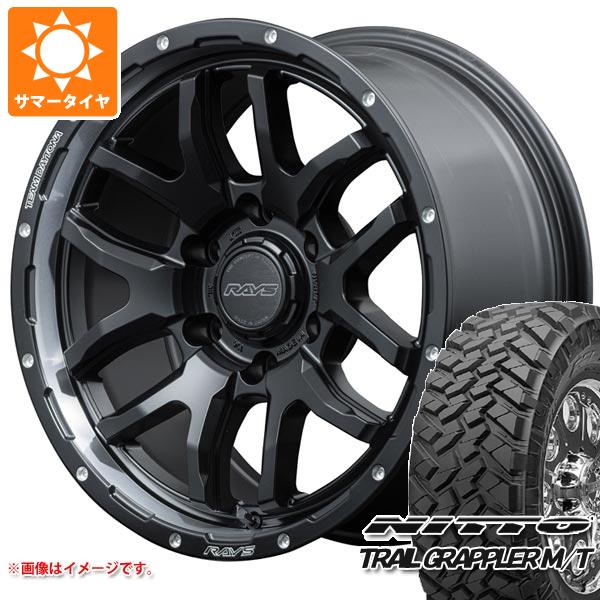サマータイヤ 265/70R17 121/118Q ニットー トレイルグラップラー M/T レイズ デイトナ F6 ブースト 8.0-17