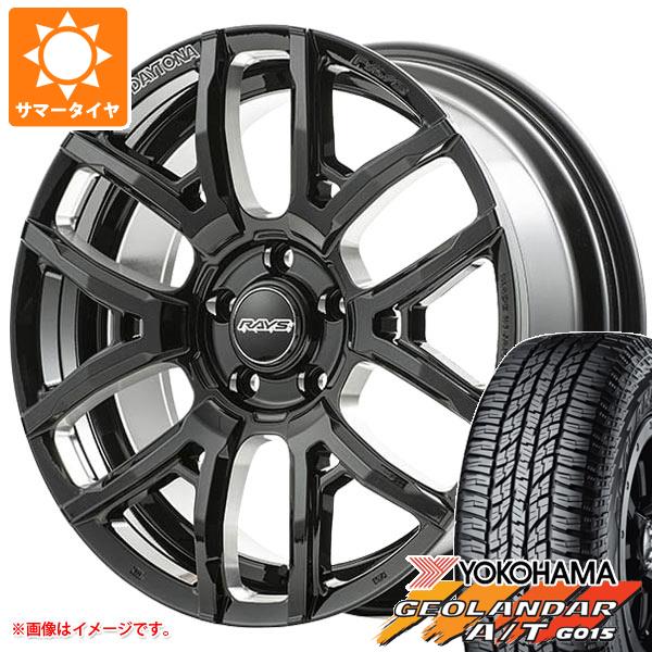 サマータイヤ 235/60R18 107H XL ヨコハマ ジオランダー A/T G015 ブラックレター レイズ デイトナ F6 ドライブ 7.5 18 :f6drive 22919:タイヤ1番