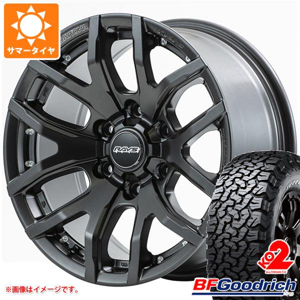 サマータイヤ 285/55R20 117/114T BFグッドリッチ オールテレーンT/A KO2 ブラックレター レイズ デイトナ F6 ゲイン 8.5 20 :f6gain 21565:タイヤ1番