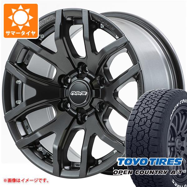 サマータイヤ 285/70R17 116/113Q トーヨー オープンカントリー A/T3 ホワイトレター レイズ デイトナ F6 ゲイン 8.0 17 :f6gain 41271:タイヤ1番