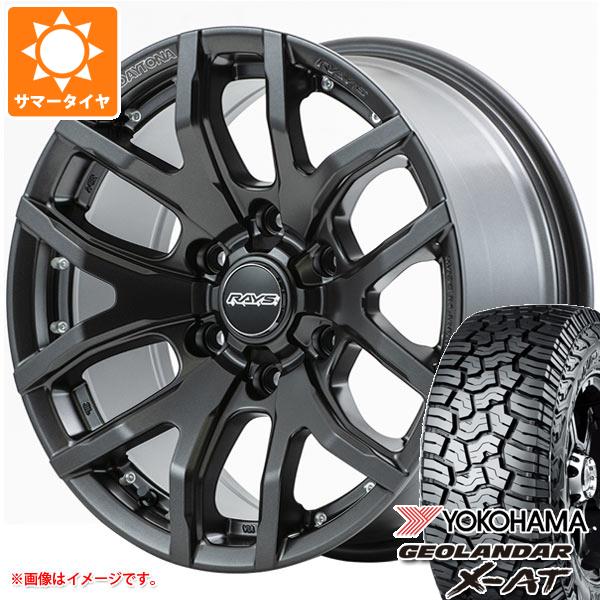 ハイラックス 120系用 サマータイヤ ヨコハマ ジオランダー X-AT G016 265/65R17 116T XL ブラックレター レイズ デイトナ F6 ゲイン 8.0-17