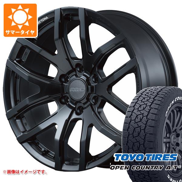 FJクルーザー 10系用 サマータイヤ トーヨー オープンカントリー A/T3 LT285/70R17 116/113Q ホワイトレター レイズ デイトナ F6 ゲイン 8.0 17 :f6gao6 41271 t801005yt:タイヤ1番