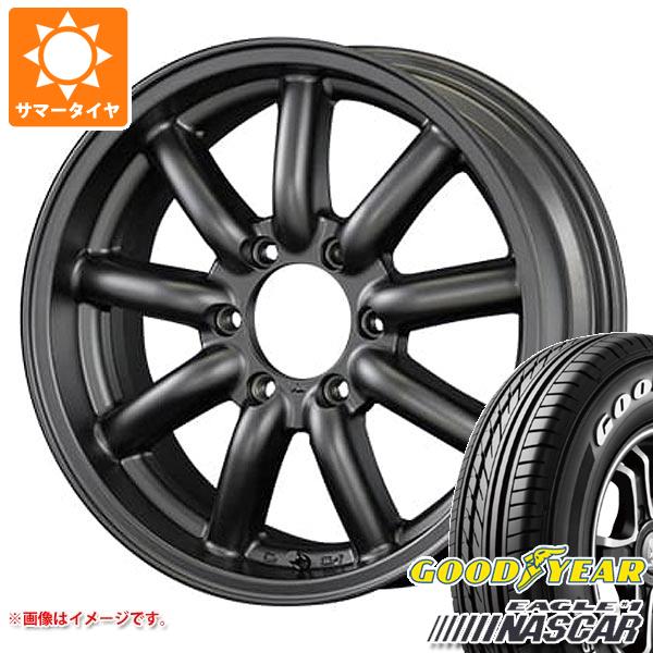 NV350キャラバン E26用 サマータイヤ グッドイヤー イーグル ＃1 ナスカー 215/60R17C 109/107R ホワイトレター ファブレス ヴァローネ MC 9 6.5 17 :fabmc9c 14403 n84748sn:タイヤ1番