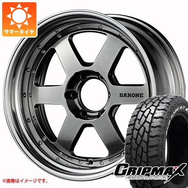 サマータイヤ 265/60R18 119/116Q グリップマックス マッドレイジ R/T MAX ホワイトレター ファブレス ヴァローネ RS 6 8.0 18 :fabrs6hb 36515:タイヤ1番