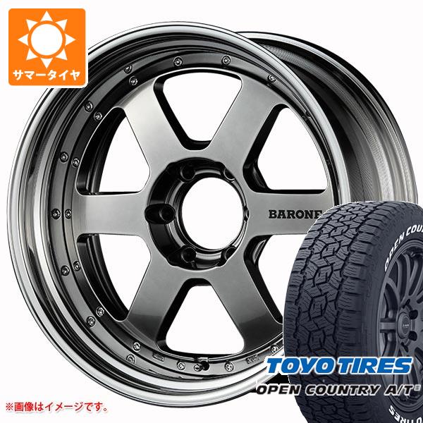 ランドクルーザー プラド 150系用 サマータイヤ トーヨー オープンカントリー A/T3 265/65R18 114H ホワイトレター ファブレス ヴァローネ RS 6 8.0 18 :fabrs6hb 41266 t80990yt:タイヤ1番