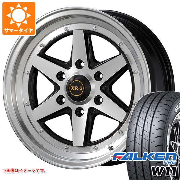 ハイエース 200系用 2024年製 サマータイヤ ファルケン W11 215/65R16C 109/107N ホワイトレター ファブレス ヴァローネ XR 6 1ピース 6.5 16 :fabxr61 32712 t80967yt:タイヤ1番