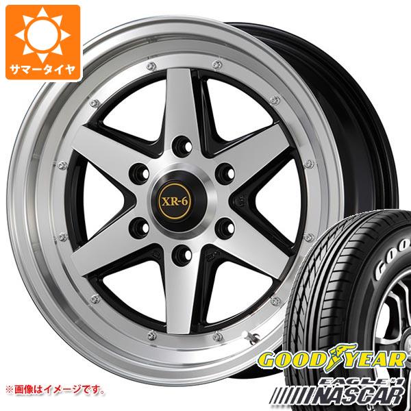 ハイエース 200系用 サマータイヤ グッドイヤー イーグル ＃1 ナスカー 215/65R16C 109/107R ホワイトレター ファブレス ヴァローネ XR 6 1ピース 6.5 16 :fabxr61 14402 t80967yt:タイヤ1番