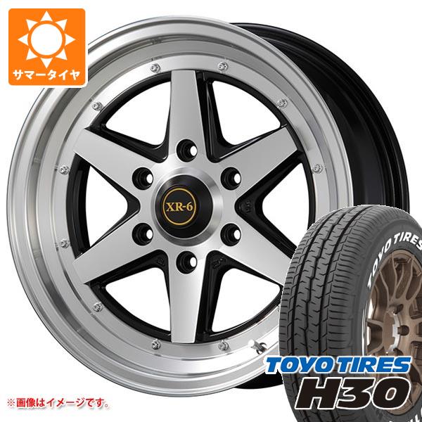 ハイエース 200系用 サマータイヤ トーヨー H30 215/65R16 C 109/107R ホワイトレター ファブレス ヴァローネ XR 6 1ピース 6.5 16 :fabxr61 39888 t80967yt:タイヤ1番