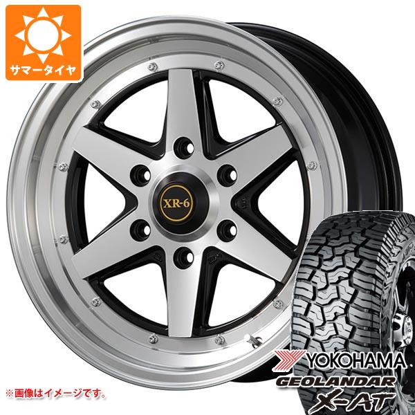 ハイエース 200系用 2024年製 サマータイヤ ヨコハマ ジオランダー X AT G016 LT215/70R16 100/97Q ブラックレター ファブレス ヴァローネ XR 6 1ピース 6.5 16 :fabxr61 36857 t80971yt:タイヤ1番