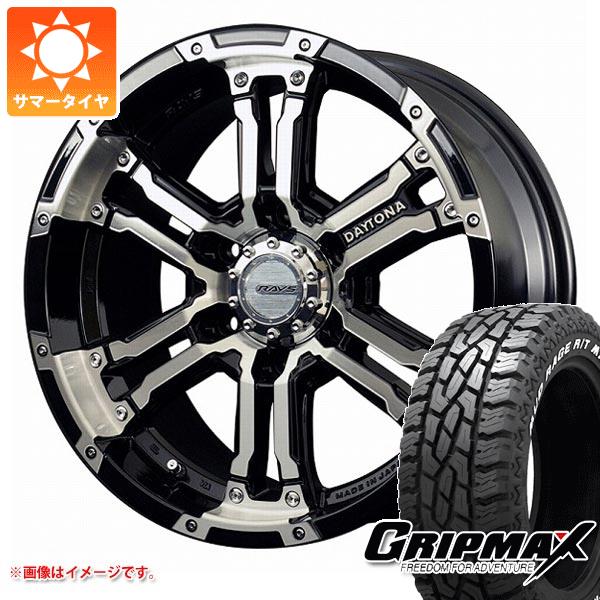 ランドクルーザー プラド 150系用 サマータイヤ グリップマックス マッドレイジ R/T MAX LT265/65R17 120/117Q ホワイトレター レイズ デイトナ FDX 8.0 17 :fdxdk 36511 t80986yt:タイヤ1番