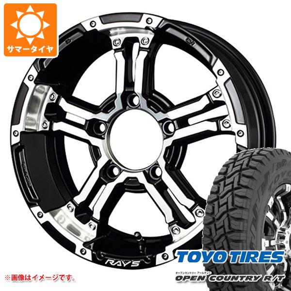 5本セット ジムニーシエラ JB74W用 サマータイヤ トーヨー オープンカントリー R/T 235/70R16 106Q ホワイトレター レイズ デイトナ FDX-J 5.5-16｜tire1ban