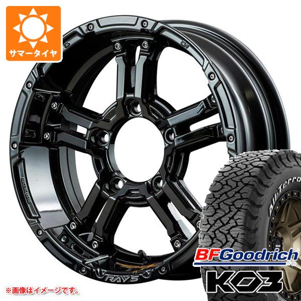 5本セット ジムニー用 サマータイヤ BFグッドリッチ オールテレーンT/A KO3 LT175/80R16 92S ホワイトレター レイズ デイトナ FDX-J コレクション 5.5-16