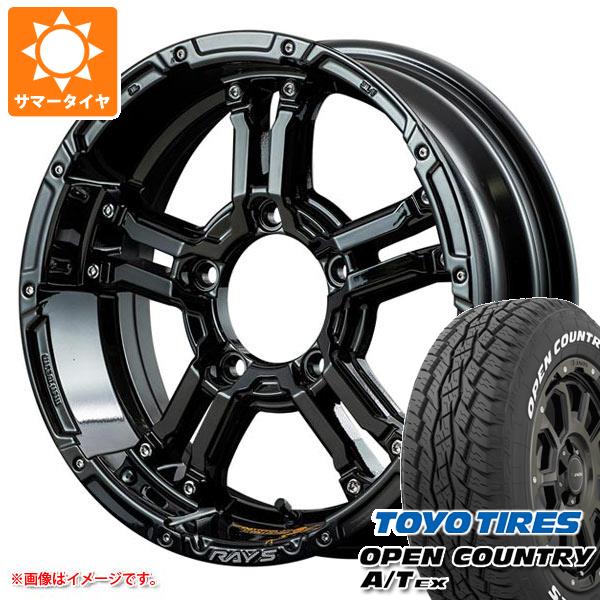 5本セット ジムニーシエラ JB74W用 サマータイヤ トーヨー オープンカントリー A/T EX 215/70R16 100H ホワイトレター レイズ FDX J コレクション 5.5 16 :fdxjcs 36841 s86770zk 5:タイヤ1番