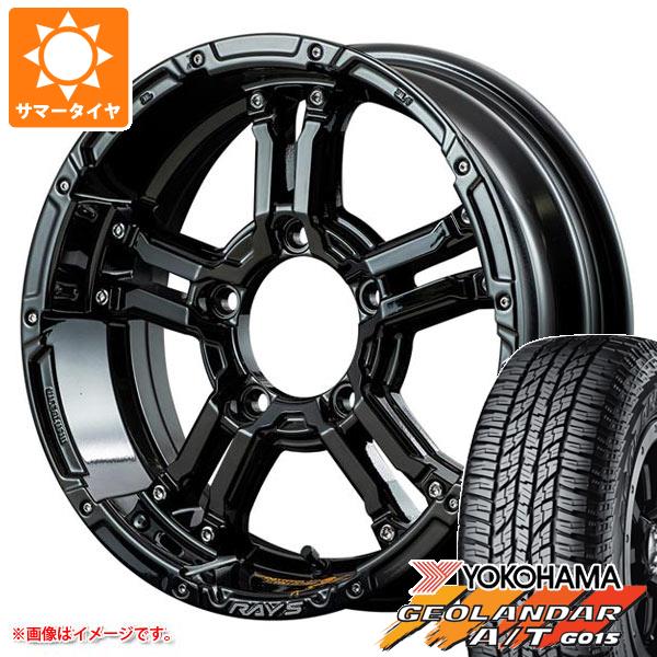 5本セット ジムニーシエラ JB74W用 サマータイヤ ヨコハマ ジオランダー A/T G015 225/70R16 103H ブラックレター レイズ デイトナ FDX J コレクション 5.5 16 :fdxjcs 22934 s861006zk 5:タイヤ1番