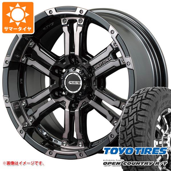 FJクルーザー 10系用 サマータイヤ トーヨー オープンカントリー R/T LT285/70R17 116/113Q ホワイトレター レイズ デイトナ FDX コレクション 8.0 17 :fdxk1 35680 t801005yt:タイヤ1番