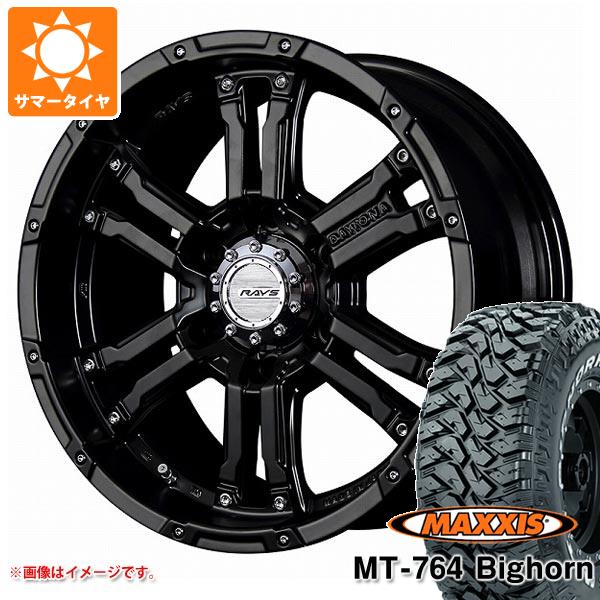 サマータイヤ 265/70R17 118/115Q 8PR マキシス MT 764 ビッグホーン ホワイトレター レイズ デイトナ FDX 8.0 17 :fdxsb 36331:タイヤ1番