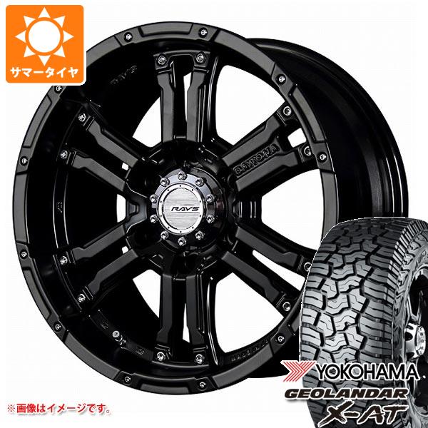 ランドクルーザー プラド 150系用 サマータイヤ ヨコハマ ジオランダー X AT G016 LT285/70R17 121/118Q ブラックレター レイズ デイトナ FDX 8.0 17 :fdxsb 41326 t80988yt:タイヤ1番