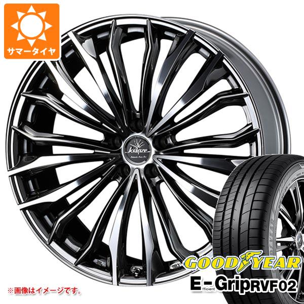 サマータイヤ 235/50R18 101W XL グッドイヤー エフィシエントグリップ RVF02 クレンツェ フェルゼン 358エボ 7.5 18 :fels358e 36617:タイヤ1番