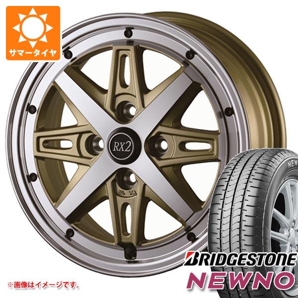 エブリイバン DA17V用 2024年製 サマータイヤ ブリヂストン ニューノ 165/60R14 75H  ドゥオール フェニーチェ RX2 4.5-14｜tire1ban