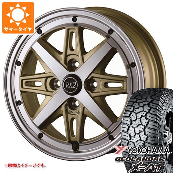 ハイゼットトラック S500系用 サマータイヤ ヨコハマ ジオランダー X-AT G016 145R14C 85/83Q ブラックレター G016A ドゥオール フェニーチェ RX2 4.5-14(49250円)