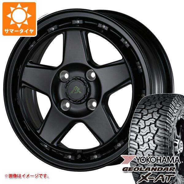 エブリイバン DA17V用 2023年製 サマータイヤ ヨコハマ ジオランダー X AT G016 LT165/65R14 81/78Q ブラックレター G016A フェニーチェ クロス XC5 5.0 14 :fexc5 38492 s861022zk:タイヤ1番