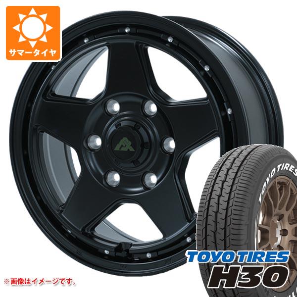 ハイエース 200系用 サマータイヤ トーヨー H30 215/65R16 C 109/107R ホワイトレター ドゥオール フェニーチェ クロス XC5 6.5 16 :fexc5h 39888 t80967yt:タイヤ1番