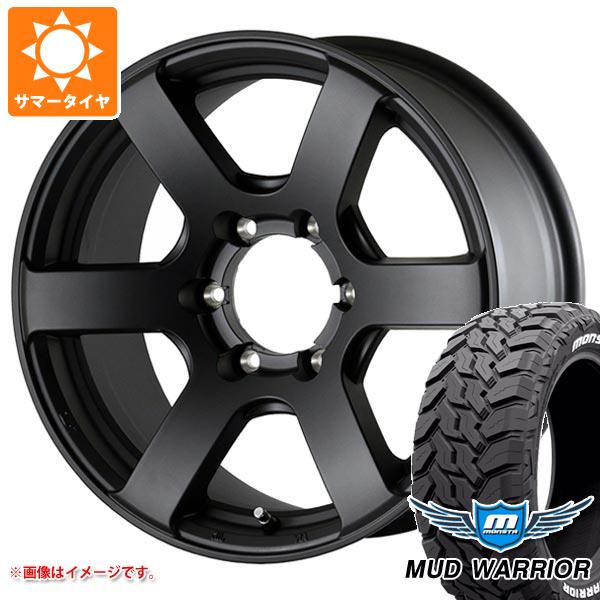 ハイラックス 120系用 サマータイヤ モンスタ マッドウォーリアー LT265/70R17 121/118Q ホワイトレター ドゥオール フェニーチェ クロス XC6 8.0 17 :fexc6bk 34779 t80995yt:タイヤ1番