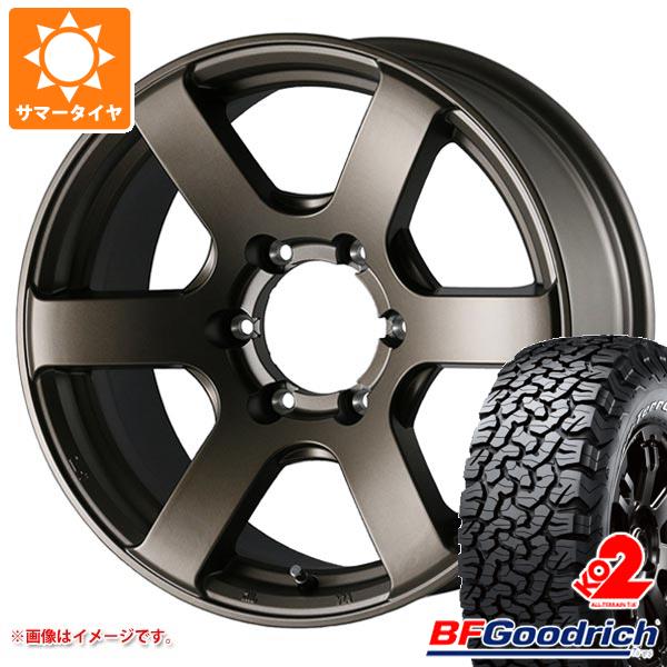 デリカD:5用 サマータイヤ BFグッドリッチ オールテレーンT/A KO2 LT245/70R16 113/110S ホワイトレター ドゥオール フェニーチェ クロス XC6 7.0 16 :fexc6br 21430 m83964tb:タイヤ1番