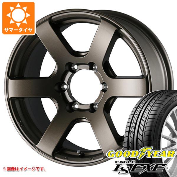 T31エクストレイル用 サマータイヤ グッドイヤー イーグル LSエグゼ 215/65R16 98H ドゥオール フェニーチェ クロス XC6 7.0 16 :fexc6br 16743 n84986sn:タイヤ1番