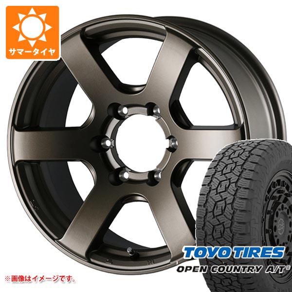 ランドクルーザー プラド 150系用 サマータイヤ トーヨー オープンカントリー A/T3 265/65R17 112H ドゥオール フェニーチェ クロス XC6 8.0 17 :fexc6br 38815 t80986yt:タイヤ1番