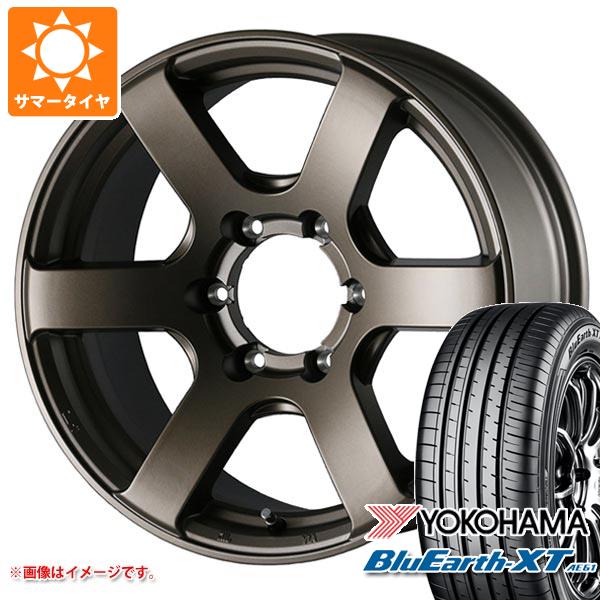 T32エクストレイル用 サマータイヤ ヨコハマ ブルーアースXT AE61 225/65R17 106V XL ドゥオール フェニーチェ クロス XC6 7.5 17 :fexc6br 40615 n84976sn:タイヤ1番