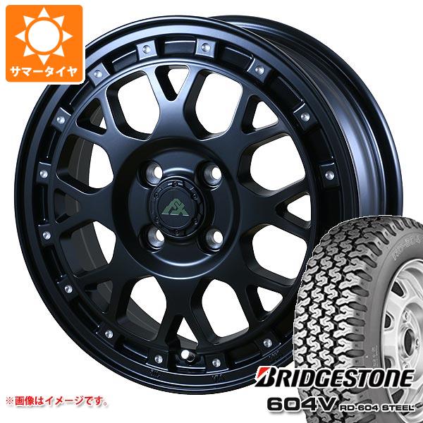 サマータイヤ 165R14 6PR ブリヂストン 604V RD 604 スチール (165/80R14 91/90N相当) ドゥオール フェニーチェ クロス XC8 5.0 14 :fexc8k 28459:タイヤ1番