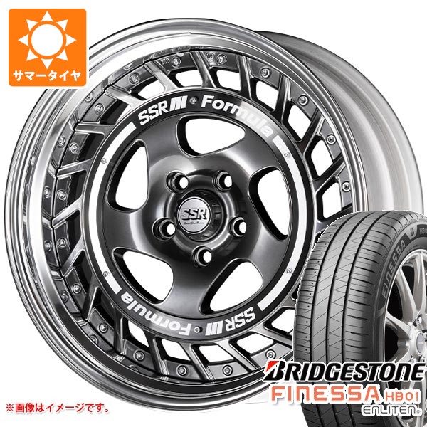 BRIDGESTONE - 朱夏タイア 215/45R18 93W XL ブリヂストン フィネッサ HB01 SSR 算式 エアロ輻 7.0-18 車、バイク、自転車-夏タイヤ、ホイールセット-自動車