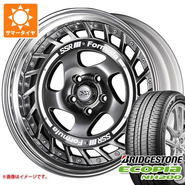 サマータイヤ 215/45R18 93W XL ブリヂストン エコピア NH200 SSR フォーミュラ エアロスポーク 7.0-18