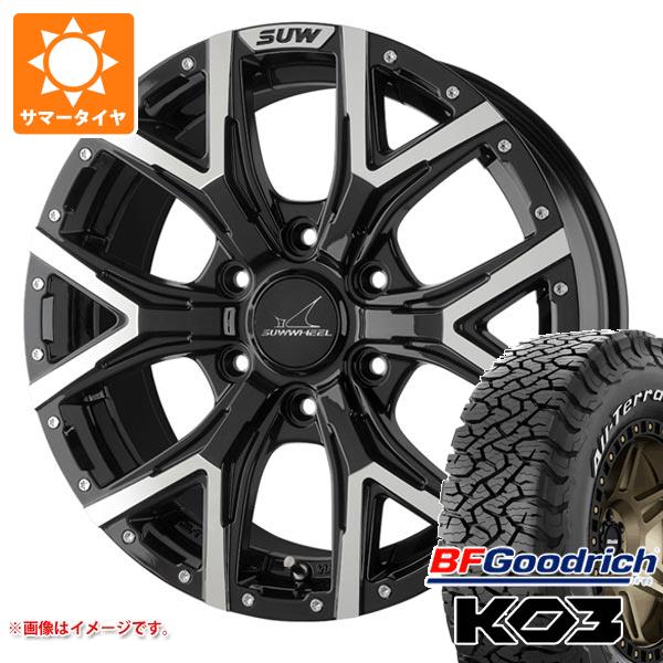 トヨタ ハイラックス 120系用 サマータイヤ BFグッドリッチ オールテレーンT/A KO3 LT275/55R20 115/112S ブラックレター クライメイト フォルテ 8.5-20