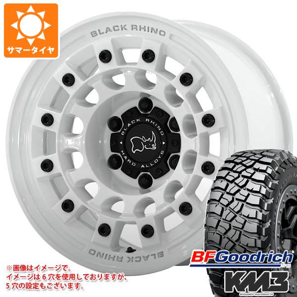 5本セット ジープ ラングラー JK/JL系用 サマータイヤ BFグッドリッチ マッドテレーンT/A KM3 LT285/70R17 121/118Q ブラックライノ フジ :fujigww 27567 j27121p 5:タイヤ1番