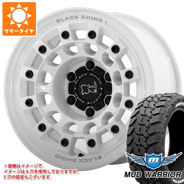 ジープ ラングラー JK/JL系用 サマータイヤ モンスタ マッドウォーリアー LT265/70R17 121/118Q ホワイトレター ブラックライノ フジ :fujigww 34779 j27102p:タイヤ1番