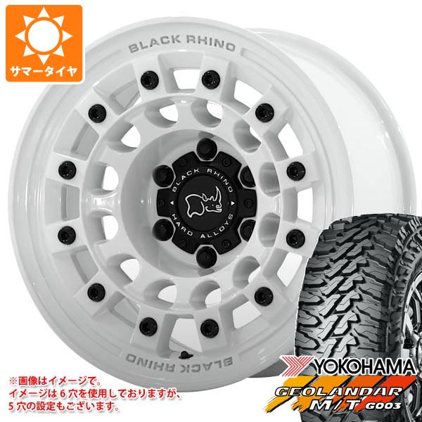 ジープ ラングラー JK/JL系用 サマータイヤ ヨコハマ ジオランダー M/T G003 LT275/70R17 121/118Q ブラックライノ フジ :fujigww 36781 j27122p:タイヤ1番