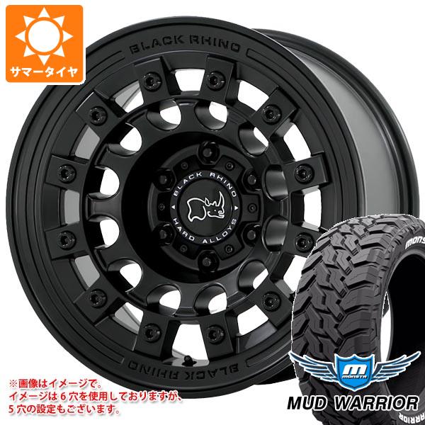 FJクルーザー 10系用 サマータイヤ モンスタ マッドウォーリアー LT265/70R17 121/118Q ホワイトレター ブラックライノ フジ 8.0 17 :fujimb6 34779 t801004yt:タイヤ1番