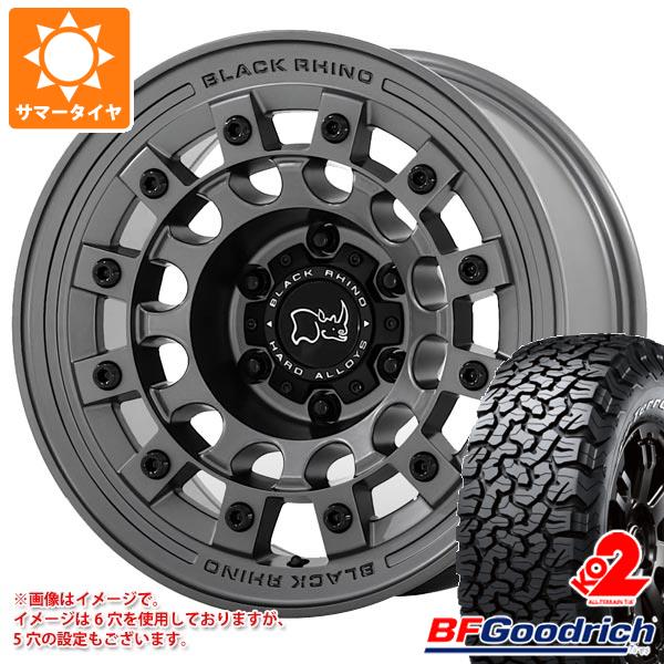 RAV4 50系用 サマータイヤ BFグッドリッチ オールテレーンT/A KO2 LT245/65R17 111/108S ホワイトレター ブラックライノ フジ 8.0-17｜tire1ban