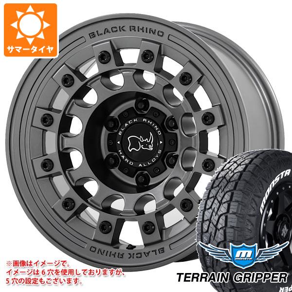 デリカD5用 サマータイヤ モンスタ テレーングリッパー 225/65R17 106T ホワイトレター ブラックライノ フジ 8.0-17｜tire1ban